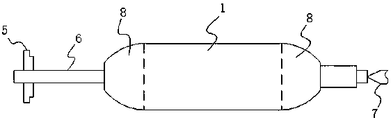 A multi-station winding mold for manufacturing an intermediate pipe and a manufacturing method for the intermediate pipe