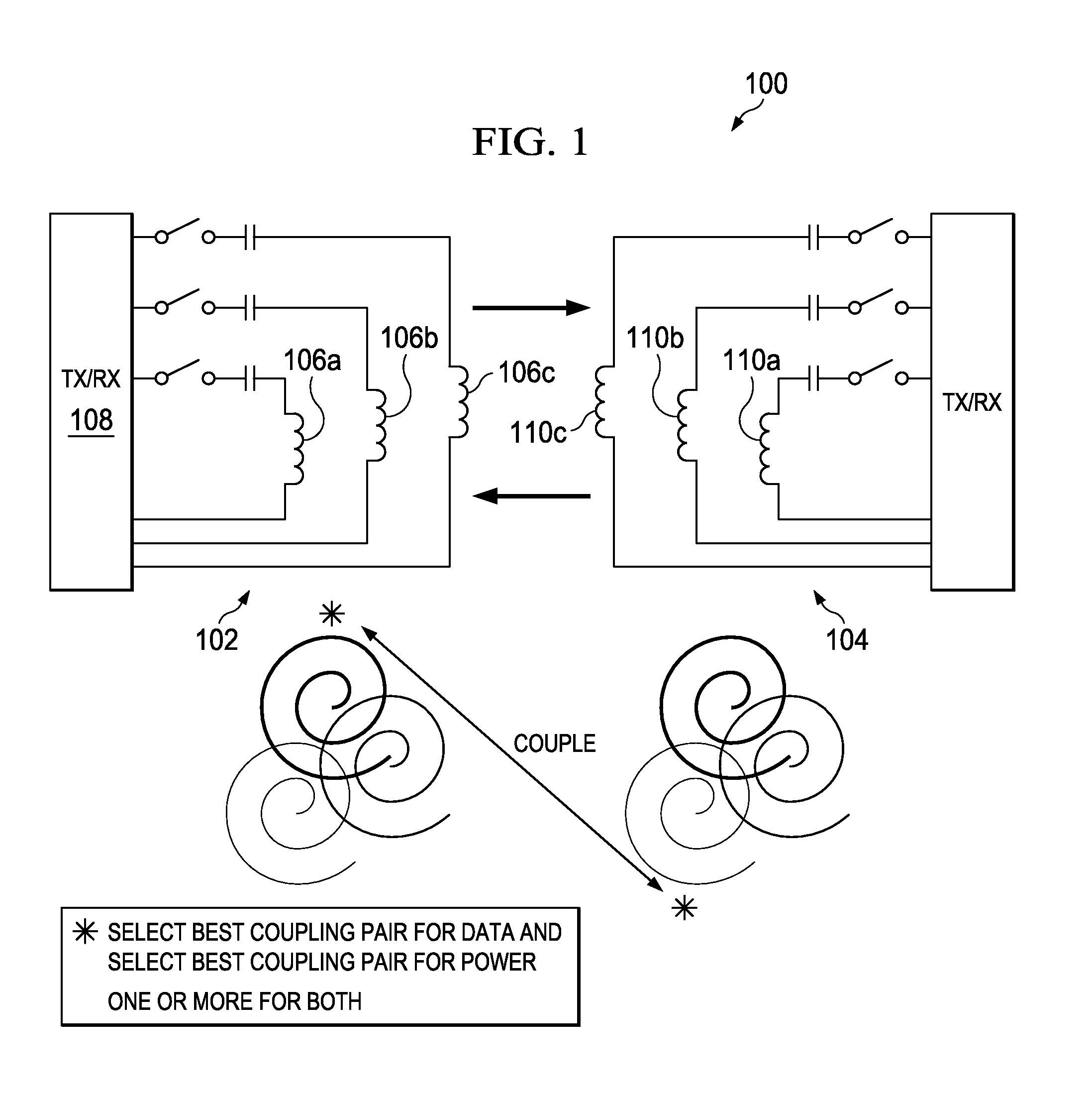 Multiple Coil Data Transmission System