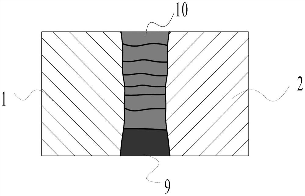 High-strength steel thick plate narrow gap welding method and system based on paraxial laser-coaxial wire feeding-electromagnetic field synergy