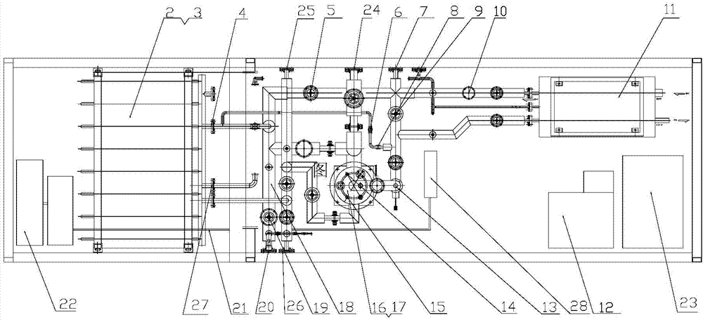 Small-chassis-removable LNG loading pry