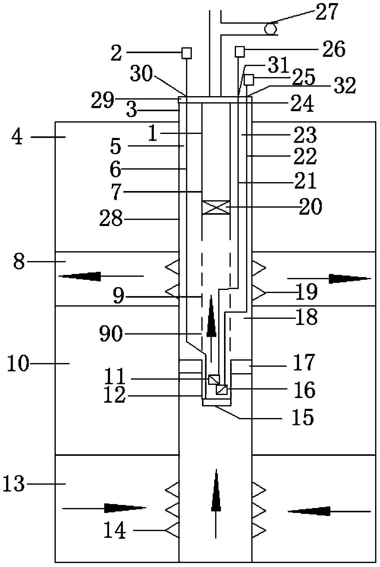 Heavy oil reservoir natural gas huff-and-puff oil production process system and oil production method