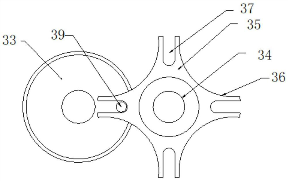 Material mixing device before freeze-dried powder preparation