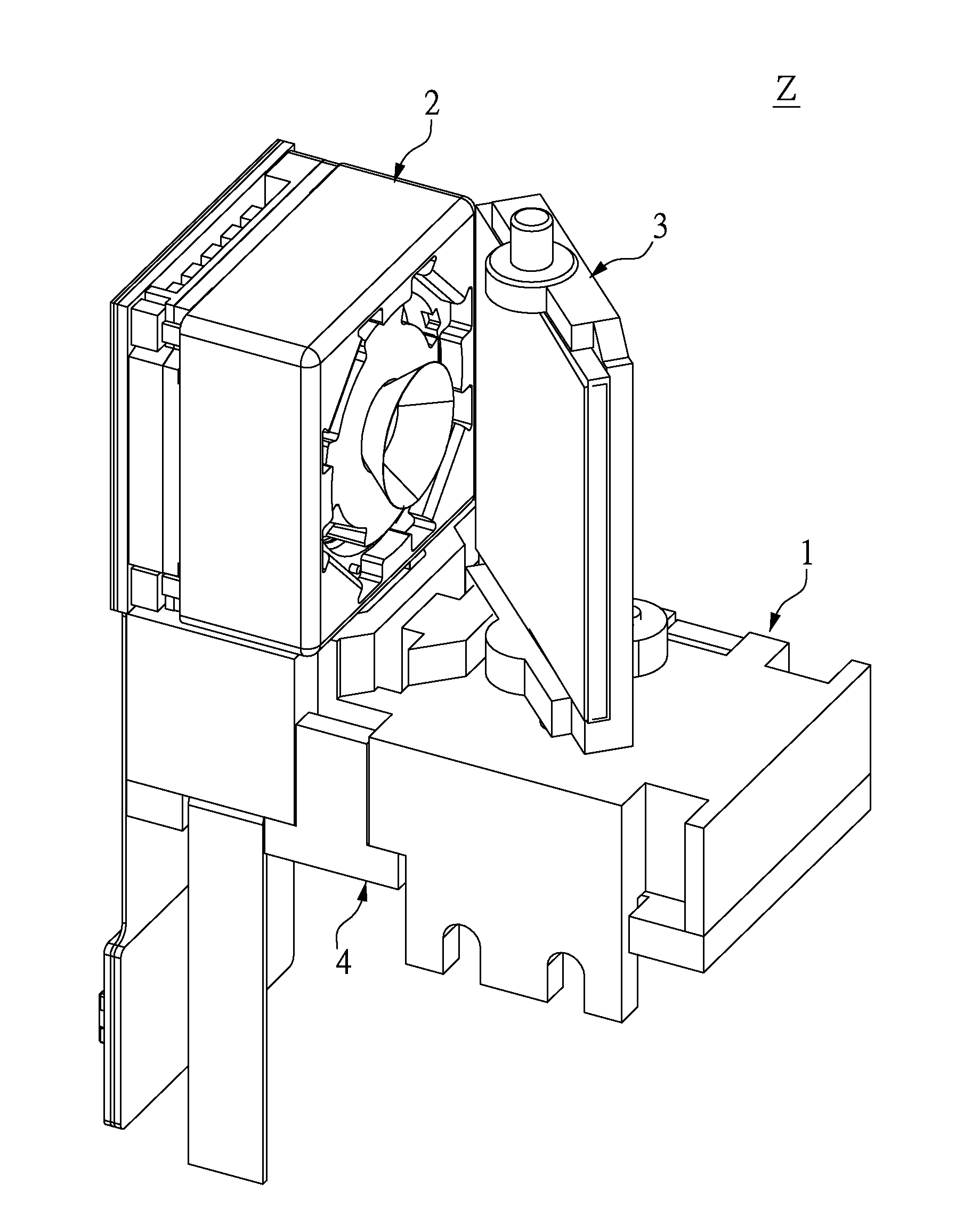 Camera angle adjustable device and the method of handling the article