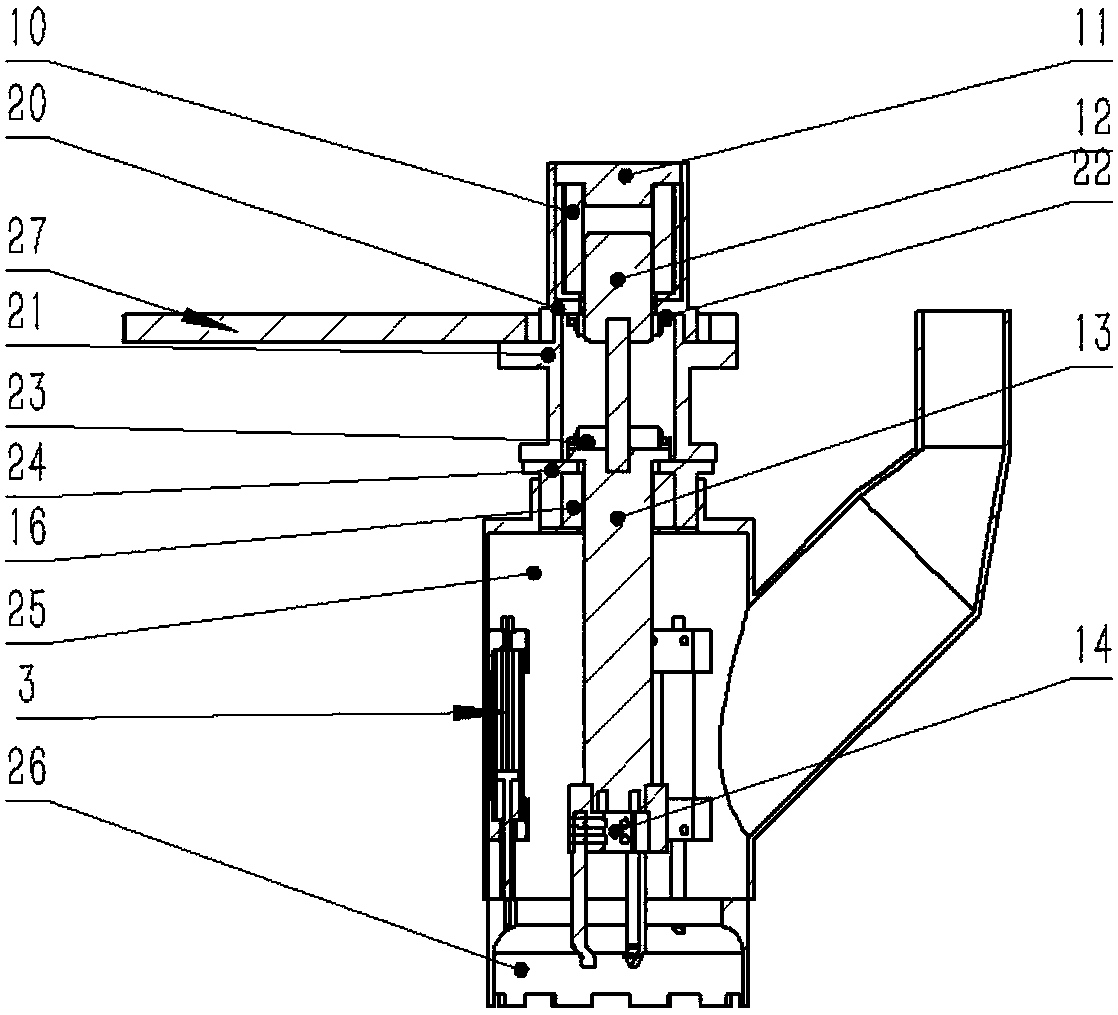 A device for automatically removing multi-diameter stud welding ceramic rings and its removal method