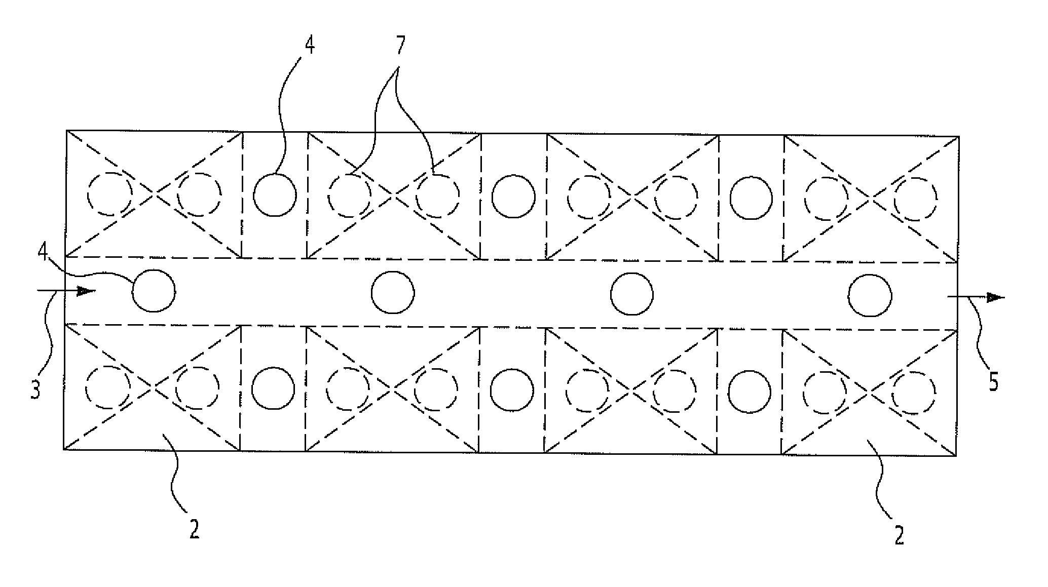 Water treatment apparatus having meshed tubes provided with cilia and water treatment method using the same