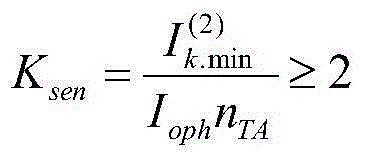 Protection setting calculation model for high-voltage variable-frequency motor