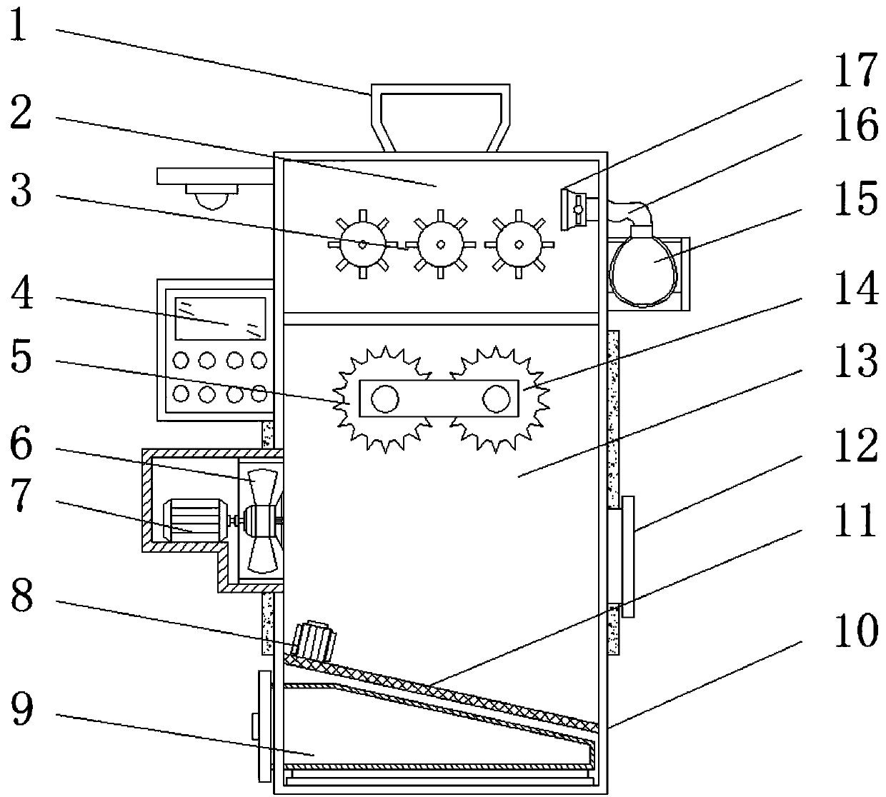 Cotton cleaning machine for spinning