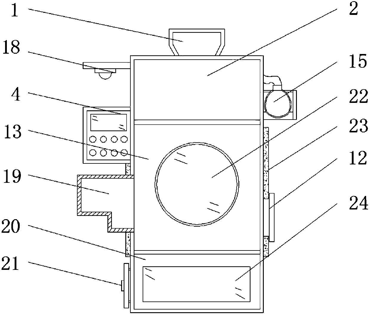 Cotton cleaning machine for spinning