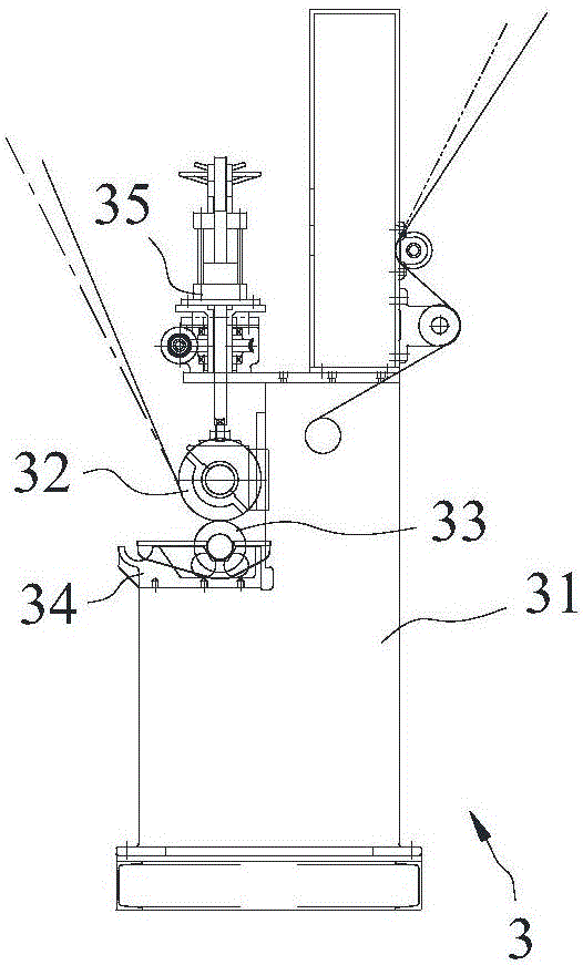 Integrated synthetic leather processing device