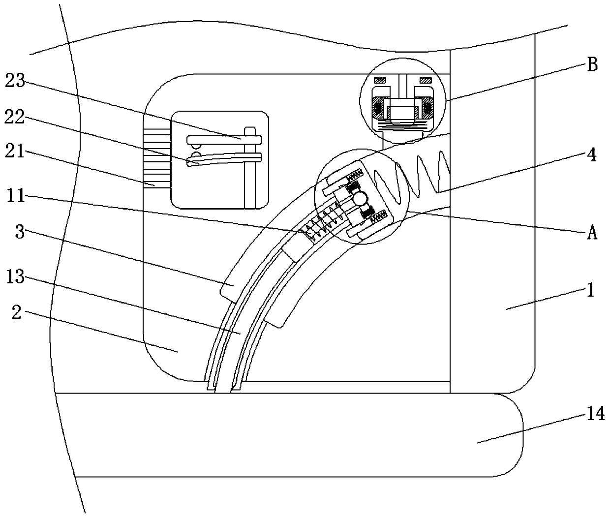 Cloud service power distribution cabinet capable of automatically dissipating heat