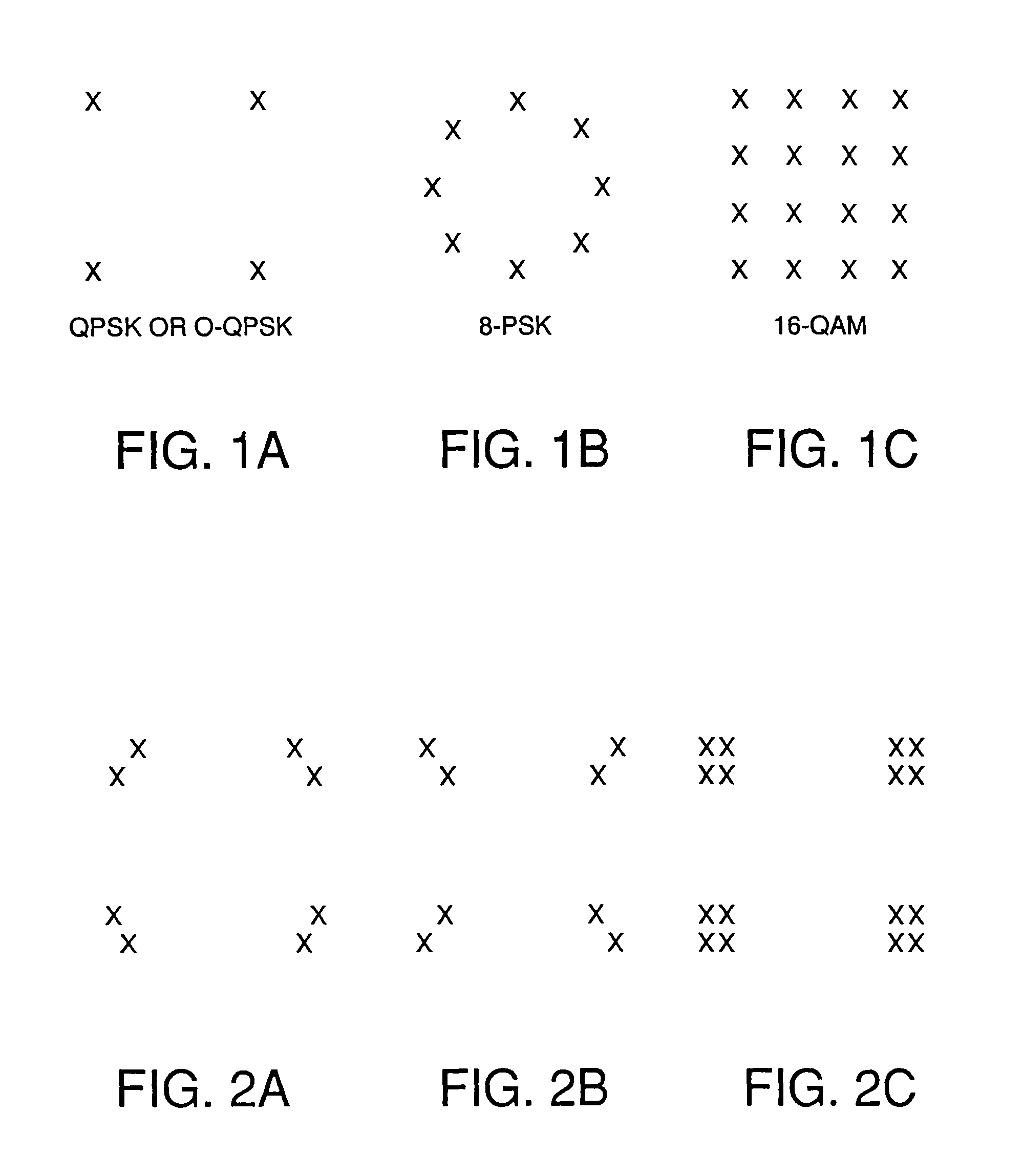 Method and apparatus for providing higher order modulation that is backwards compatible with quaternary phase shift keying(QPSK) or offset quaternary phase shift keying (OQPSK)