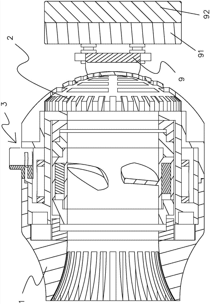 Direct-current brushless shaftless frequency conversion wave making pump