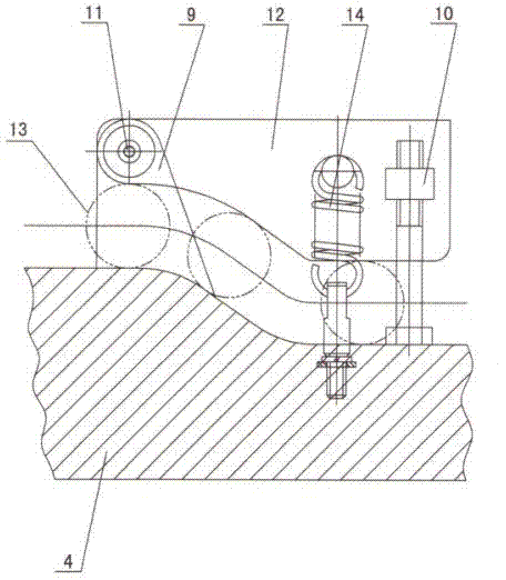 Forcible blank bottle loading device for plastic bottle blowing machine