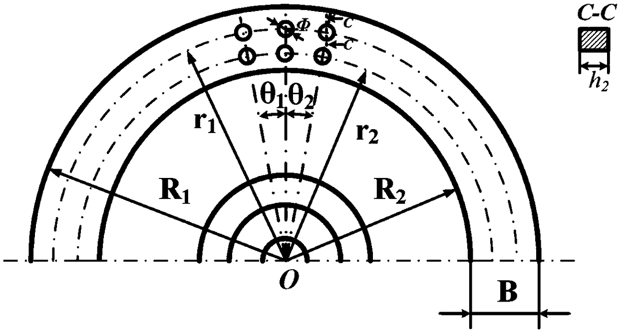 Non-inflation safety wheel of combined type heat dissipation structure