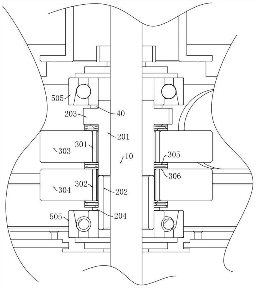 Bidirectional engagement and disengagement type ball screw inerter