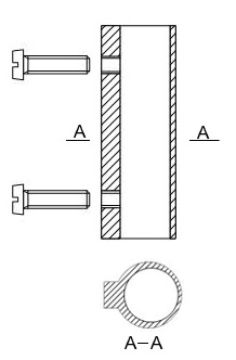 Method and device for testing tensile strength of axial lead of glass shell diode