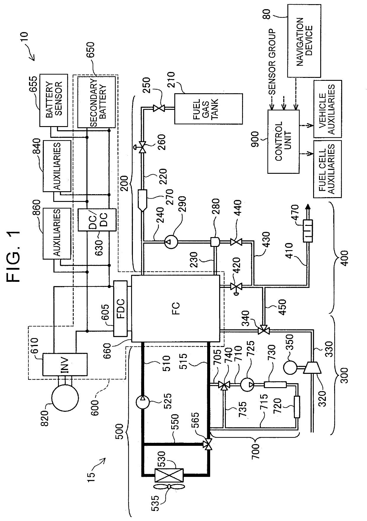 Vehicle and method of controlling vehicle