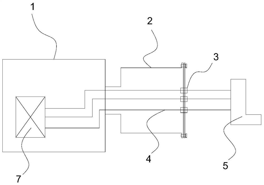 Airborne radar low-pressure test sealing test device