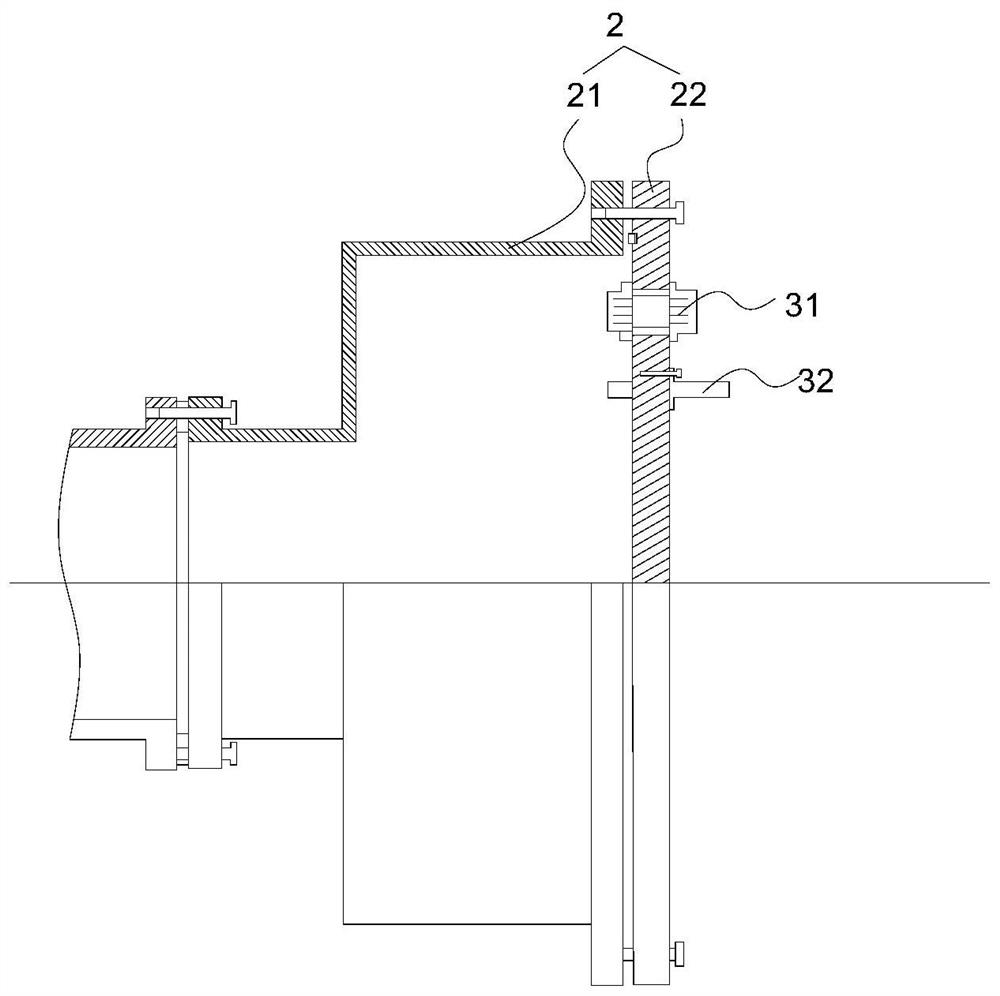 Airborne radar low-pressure test sealing test device