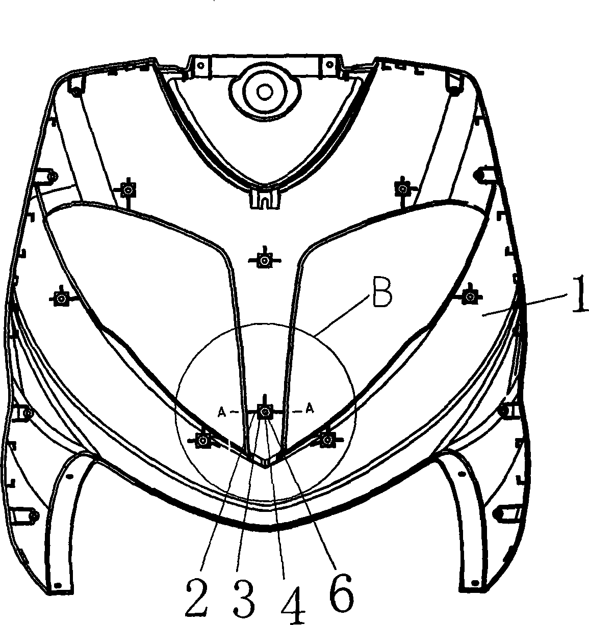 Motorcycle head cover installation structure