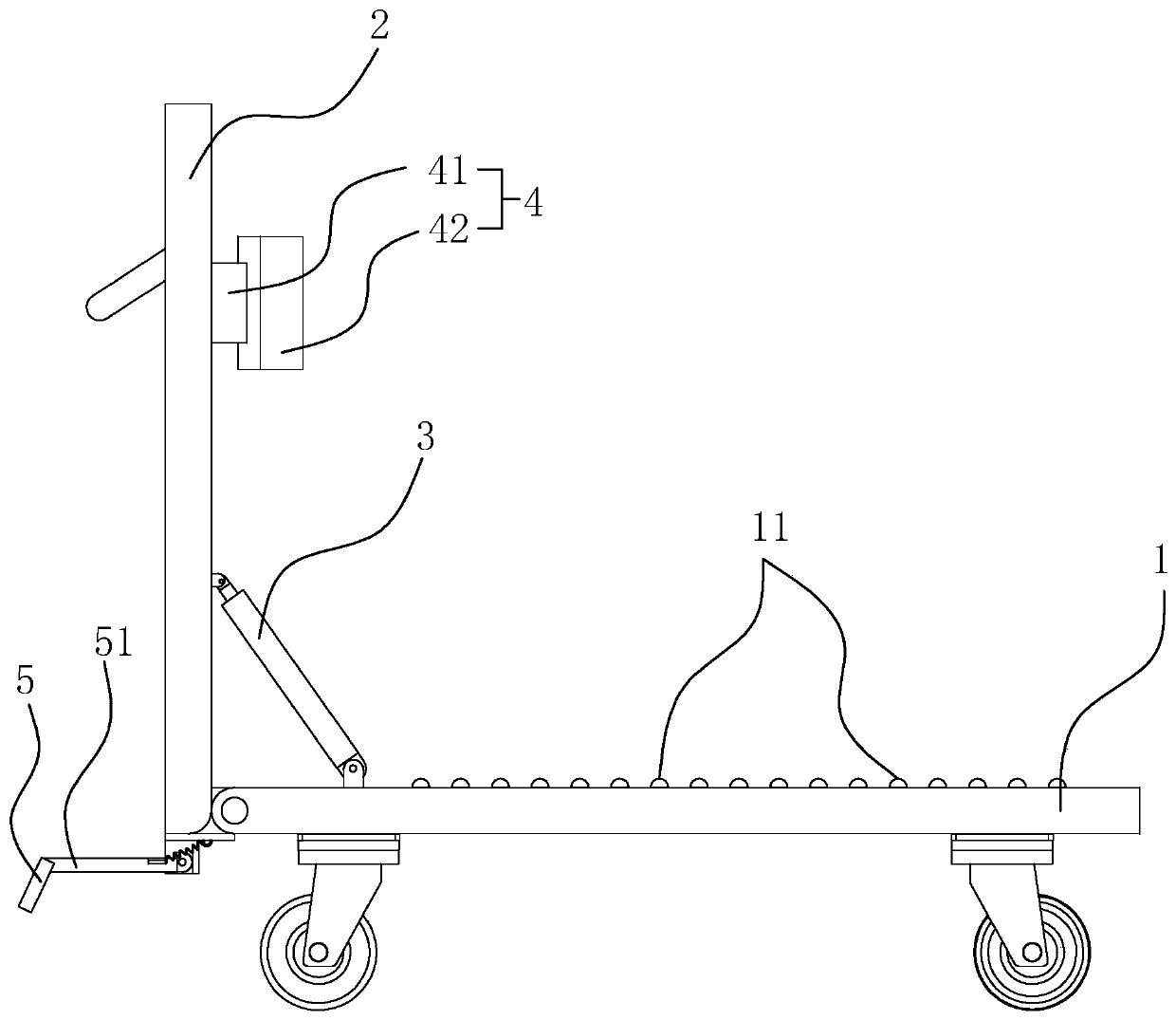 Oil drum carrying device