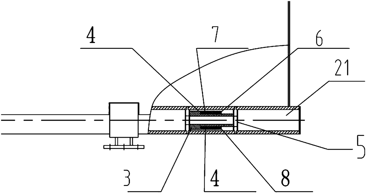 Anti-freezing gate air inlet mechanism