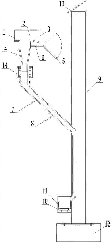 Automatic wind and sand collecting system capable of monitoring in real time