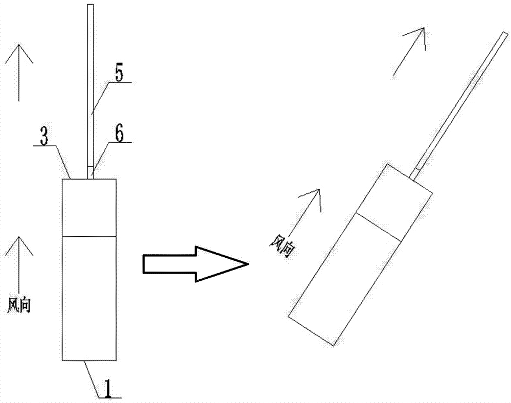 Automatic wind and sand collecting system capable of monitoring in real time