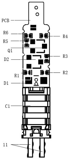 Digital electronic detonator based on solid-state aluminum capacitor