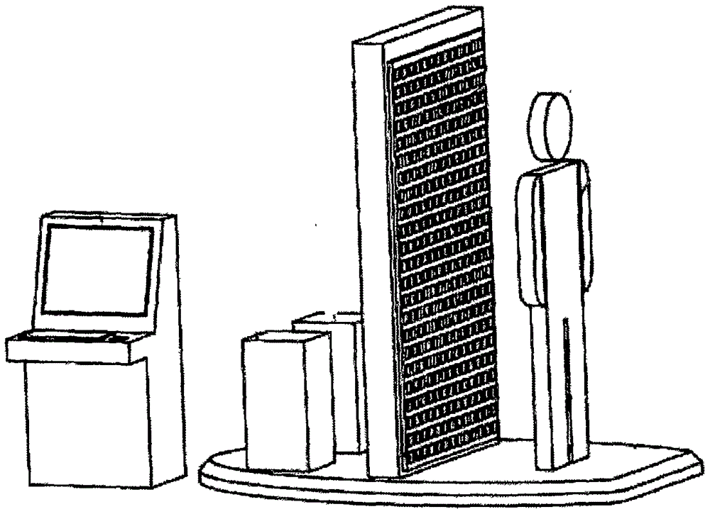 Microwave and millimeter wave human body safety check system and method