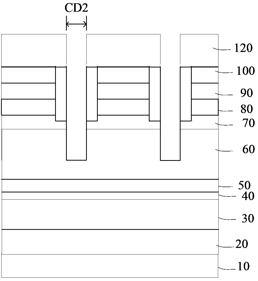 Method for detecting under-etching and deficiency defect of through hole