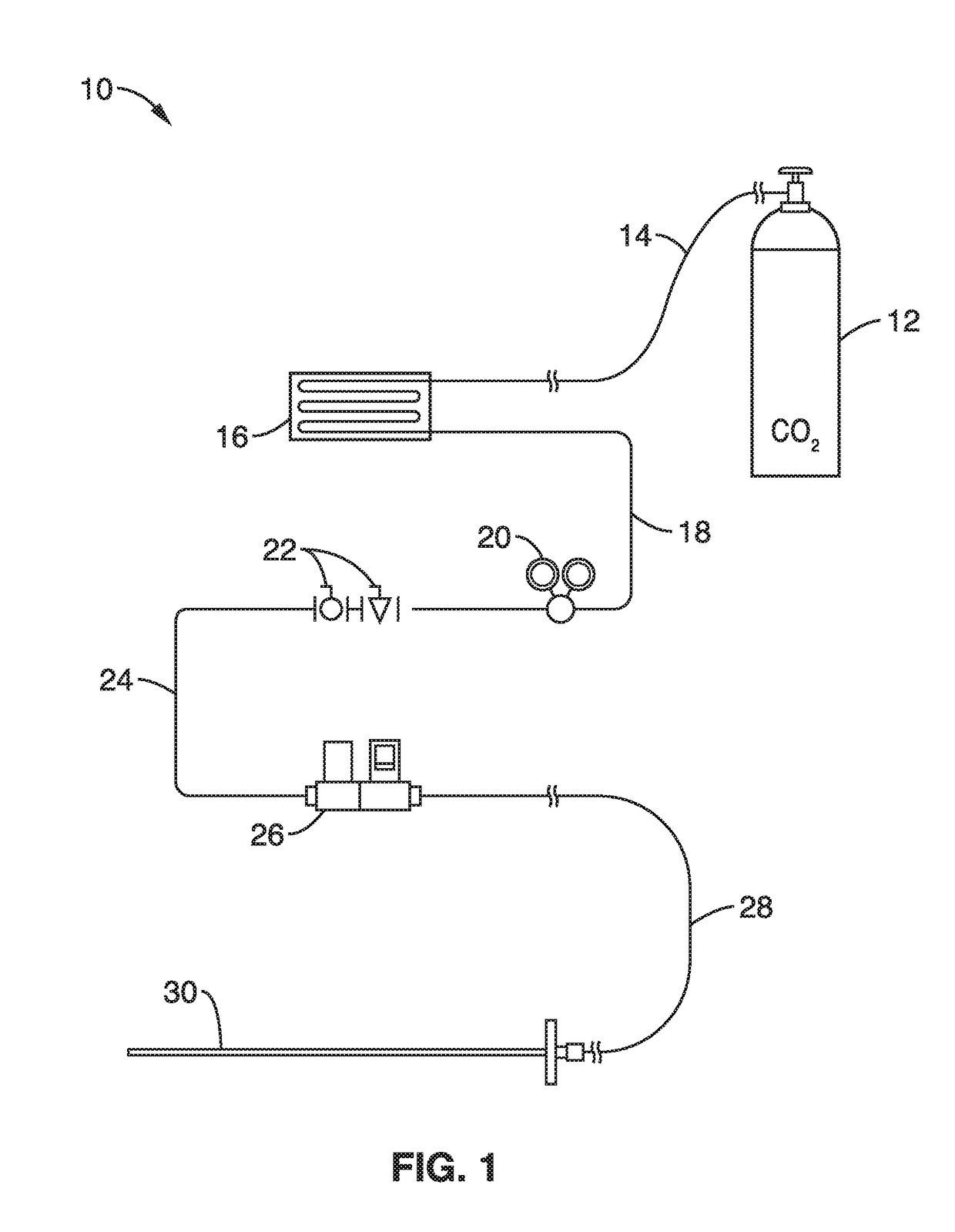 Tracer gas airflow measurement system with high turndown ratio