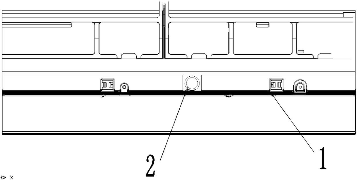 Human induction control structure, air conditioner and control method of air conditioner