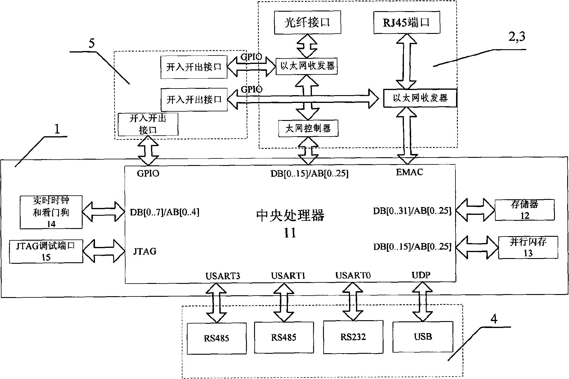 Time setting device for digital substation