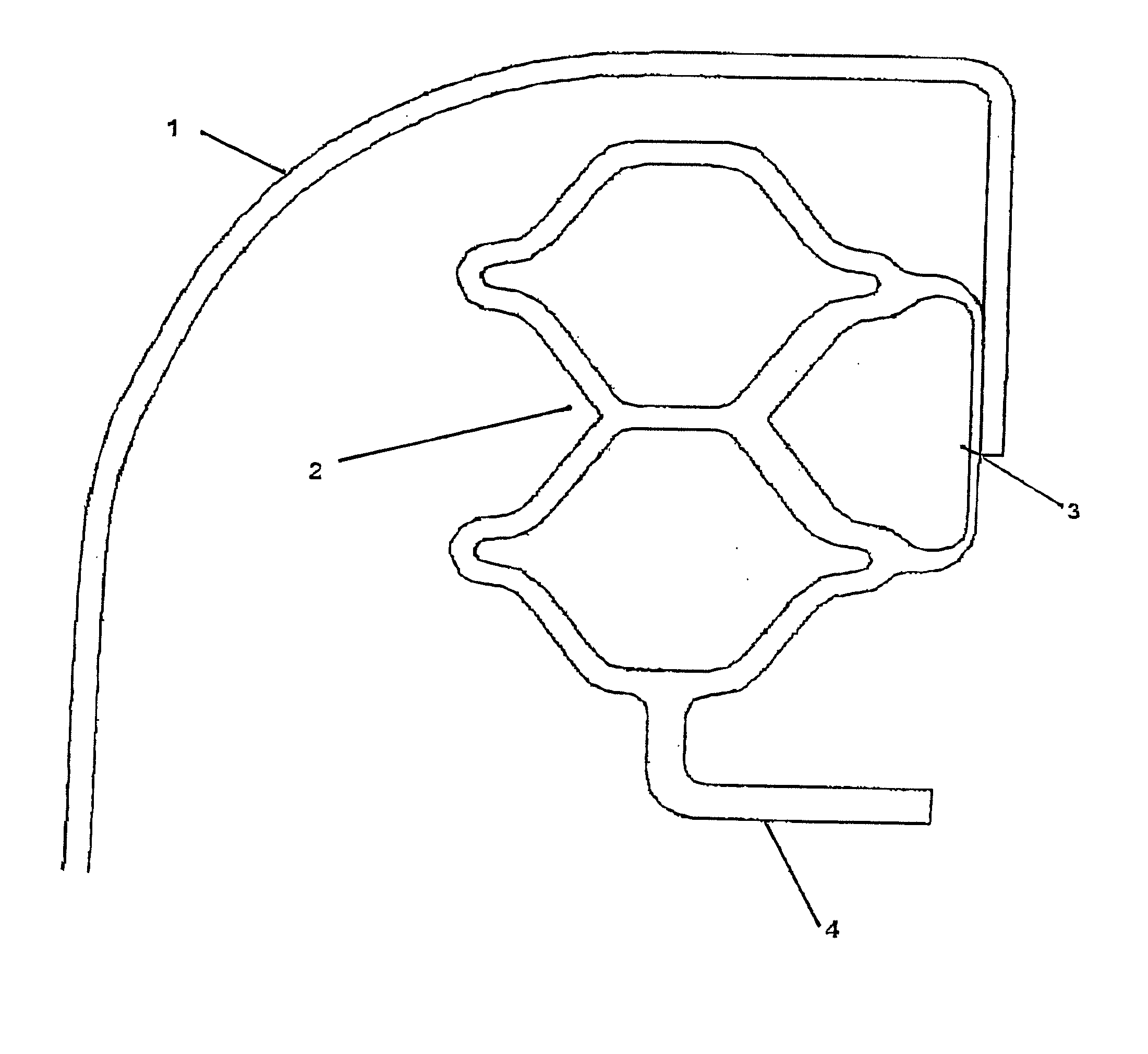 Pedestrian guard for a motor vehicle