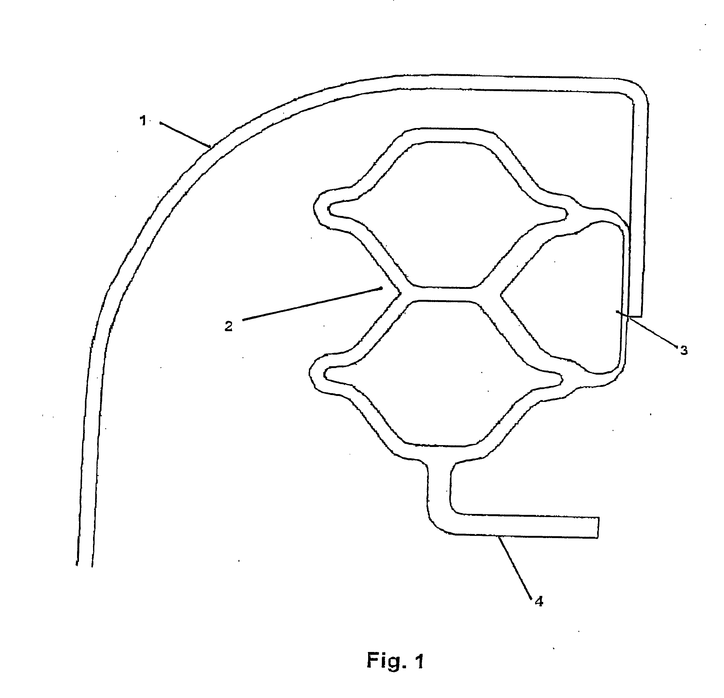 Pedestrian guard for a motor vehicle