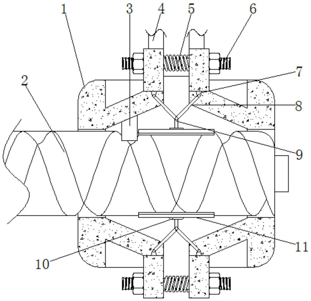 Automatic control and uniform reciprocating winding mechanism according to different thicknesses of network cables