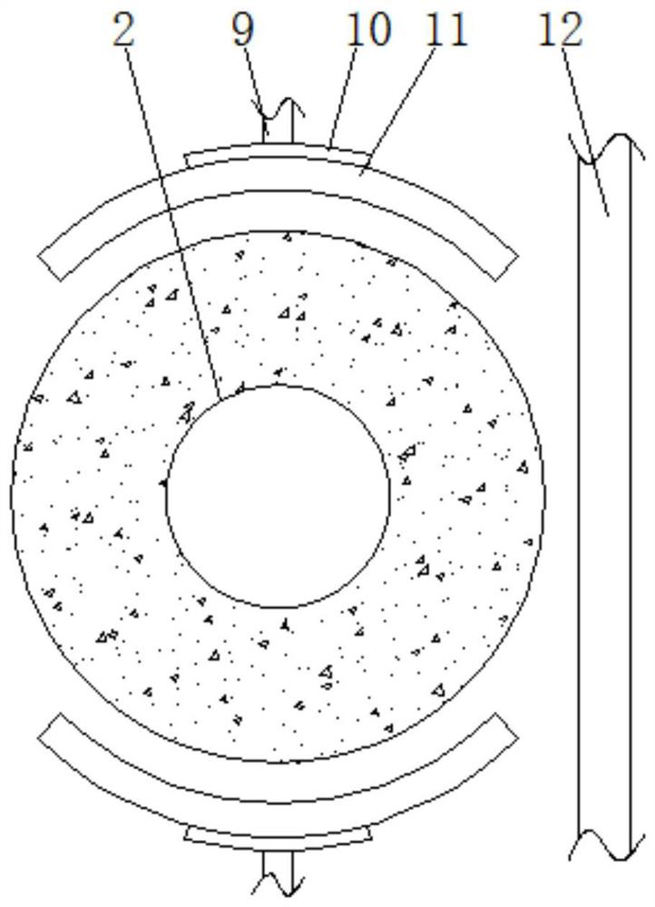 Automatic control and uniform reciprocating winding mechanism according to different thicknesses of network cables