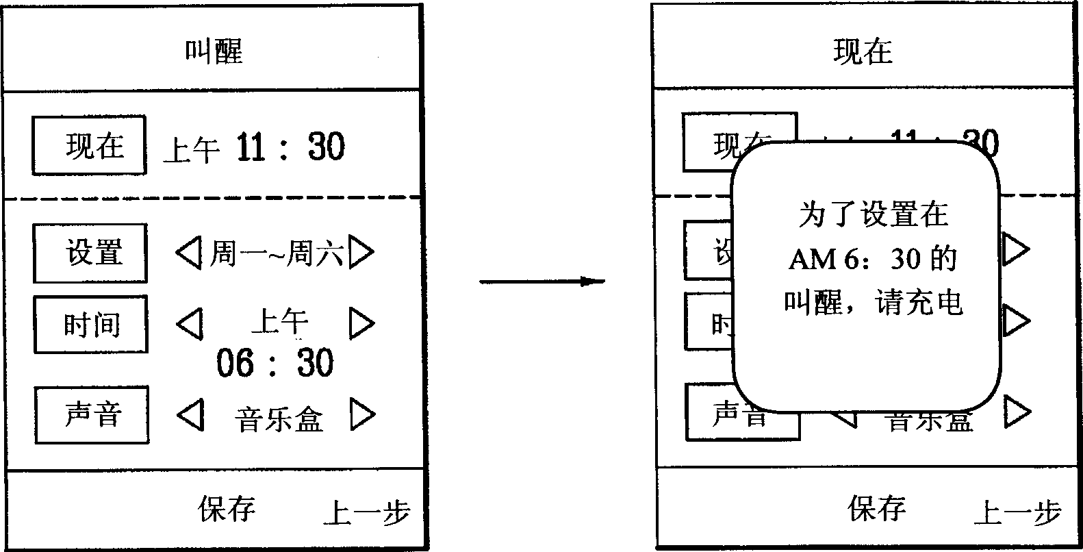 Prompting service control method for mobile communication terminal