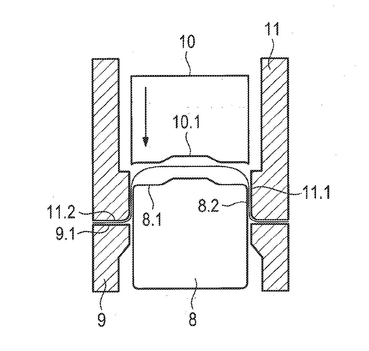 Device for forming a sheet-metal workpiece