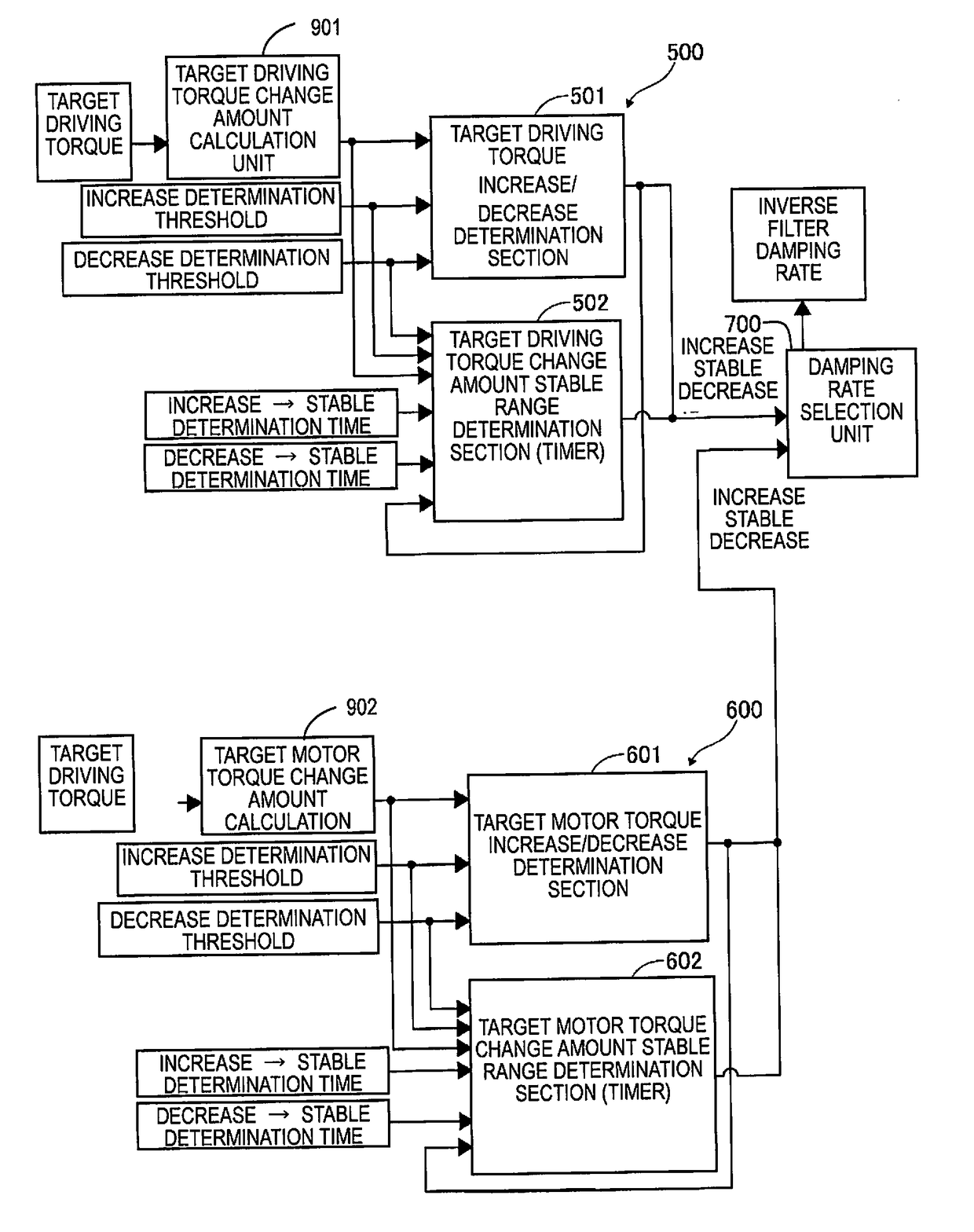 Damping control device for hybrid vehicle