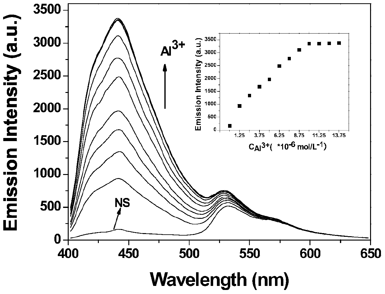 Probe for detecting aluminum ion, preparation method and kit including the probe