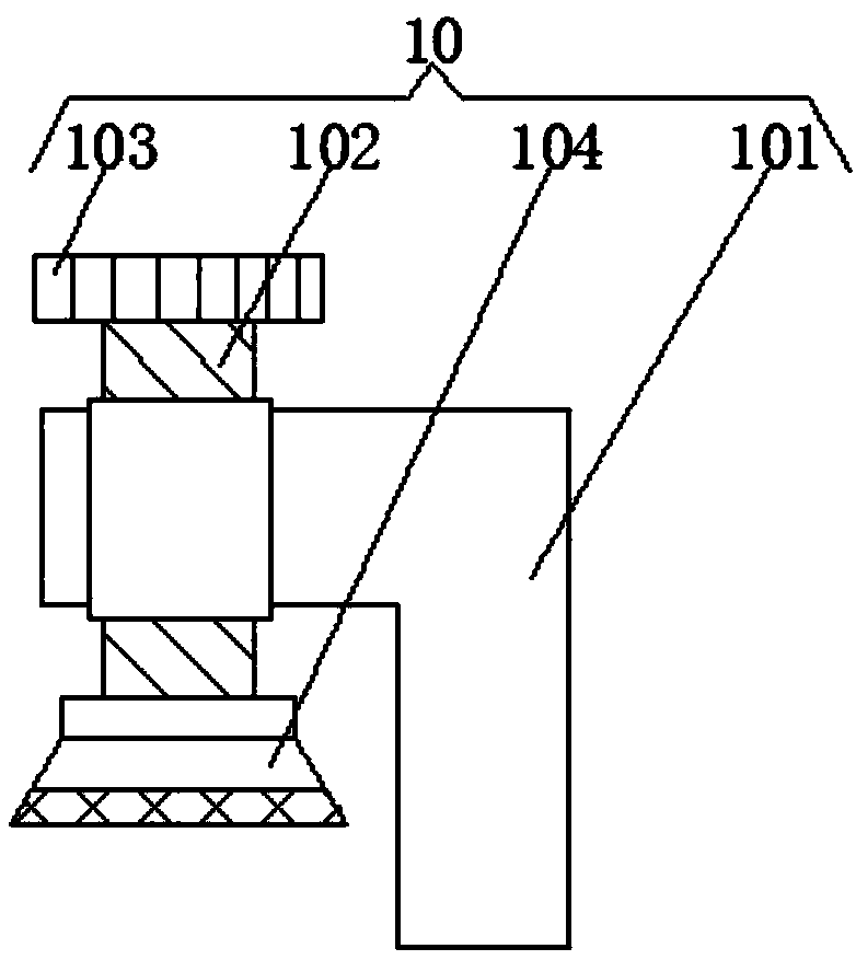 Drilling device for hardware precious part processing