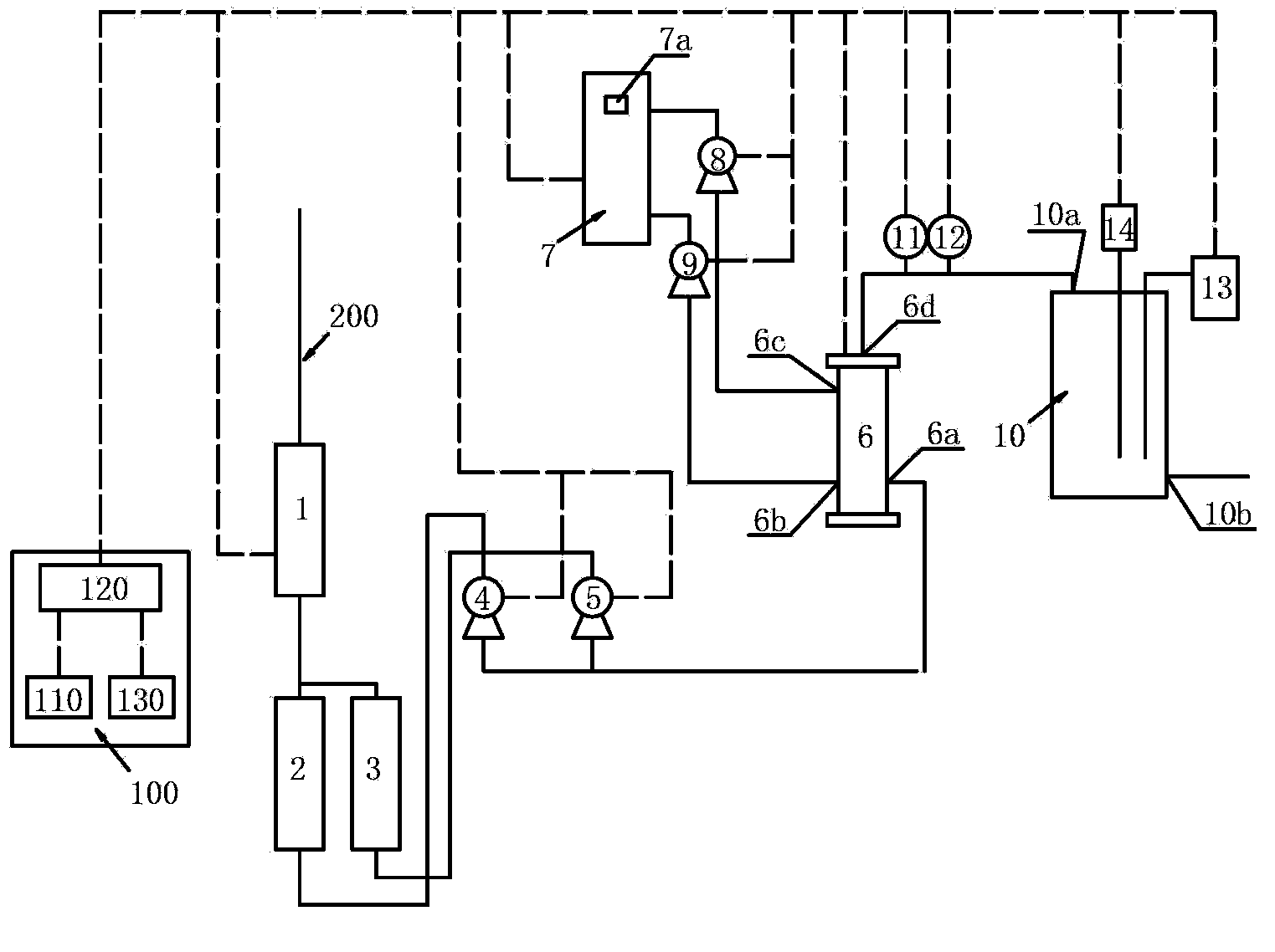 Diaphragm-free type device for circularly electrolyzing hypochlorous acid and sodium hypochlorite