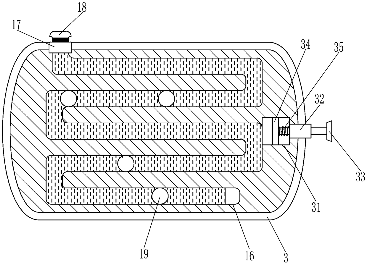 Shank hot compress plate for orthopedic patients