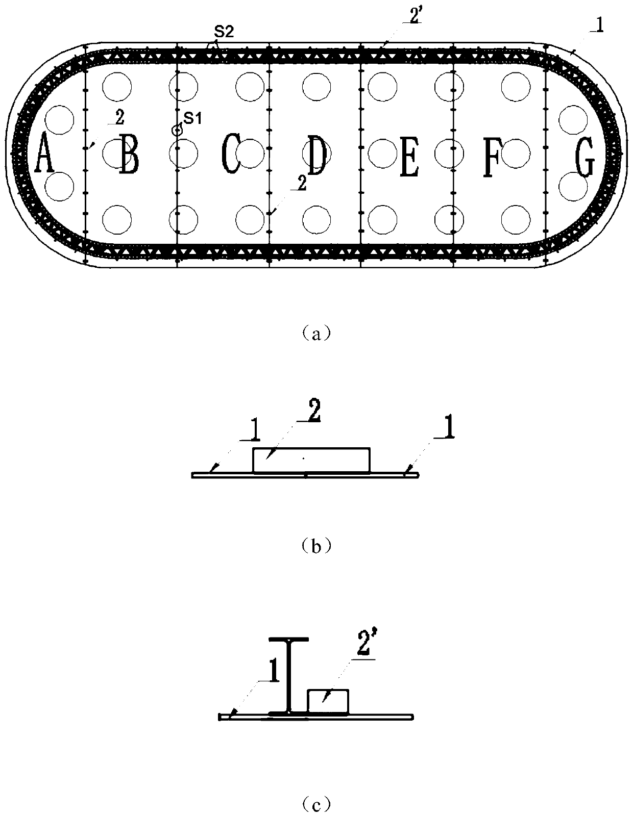 Method for salvaging large bottom supporting plate integrally descending into river in blocking mode