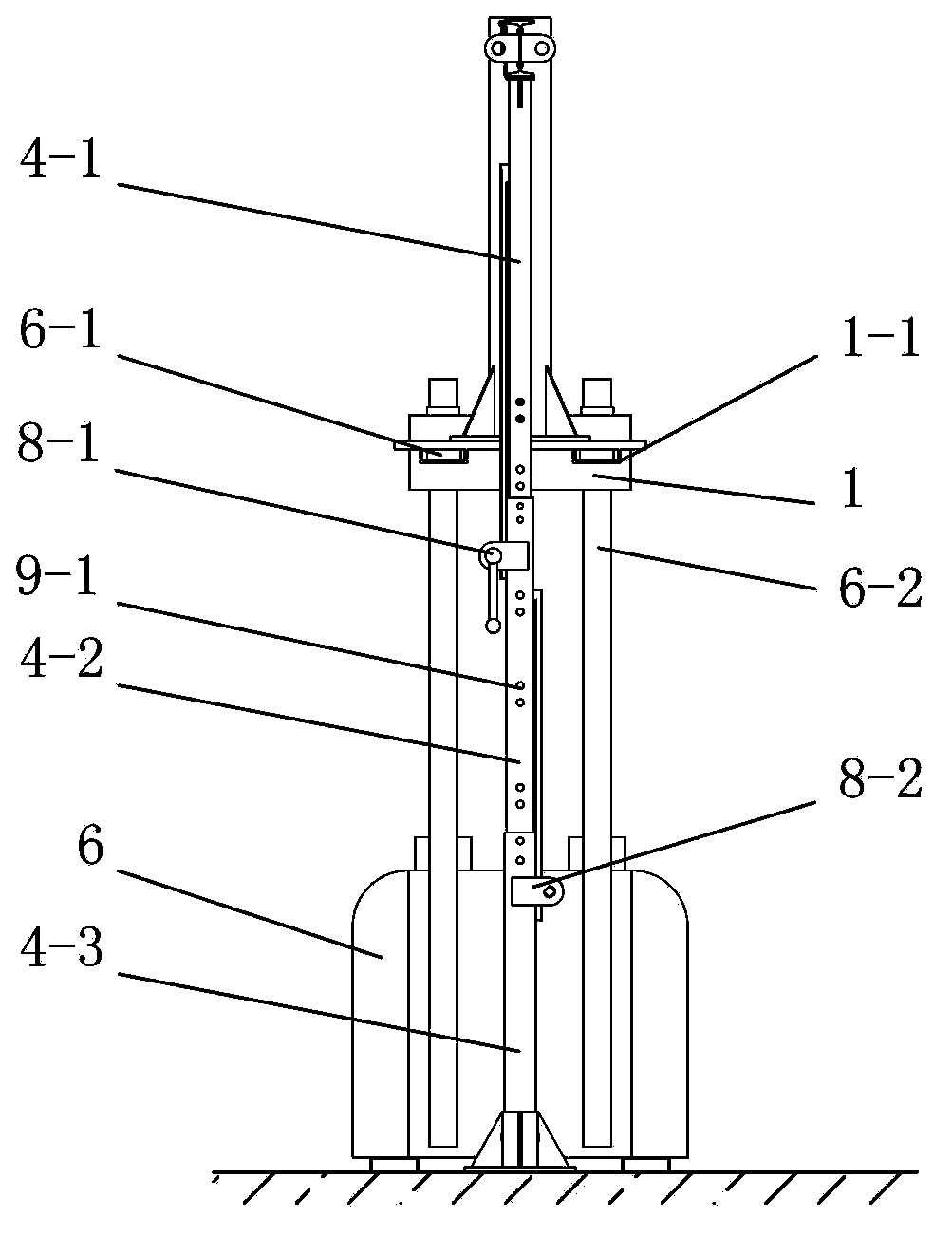 HGIS self-adaption emergency first-aid repair device and applications thereof