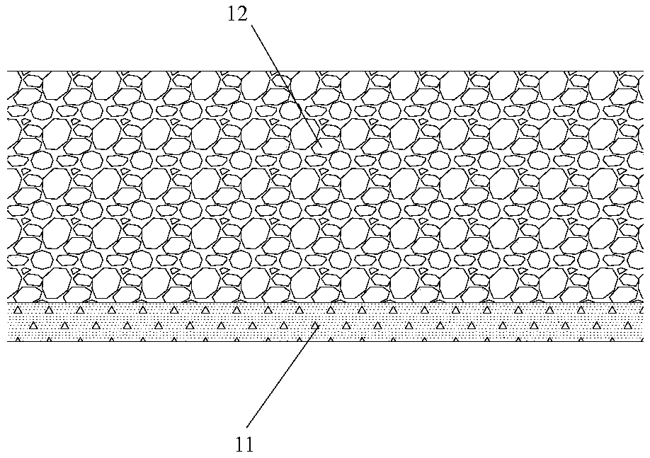 A ballastless track embankment structure in salt-rich soft saline soil area