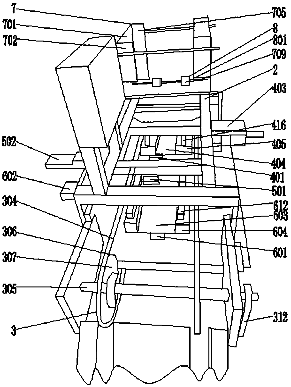 Automatic loading device for serological pipette air tightness detection