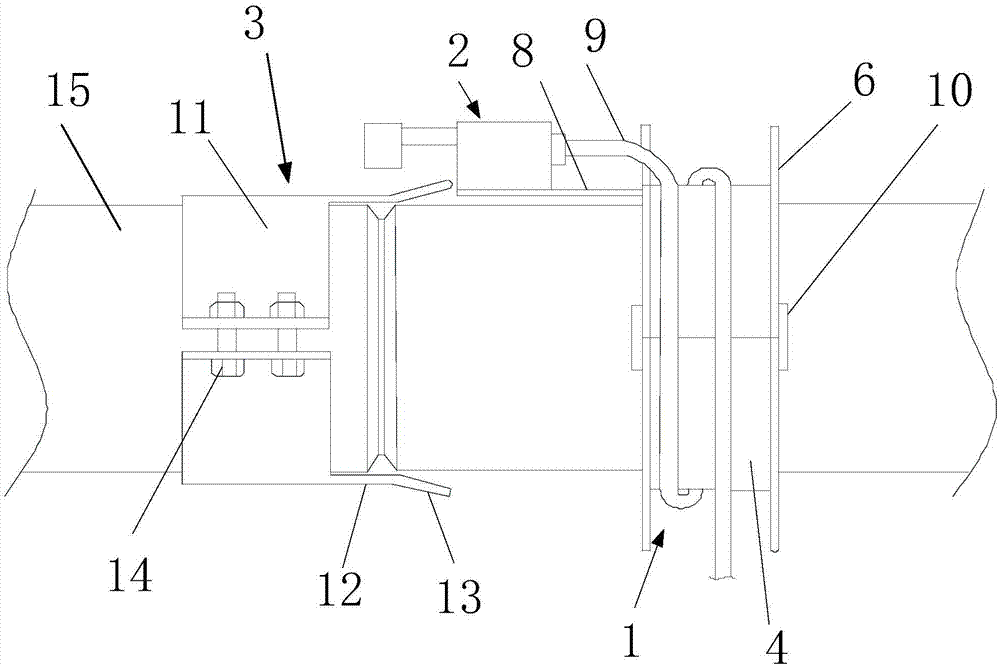 Pipe welding device